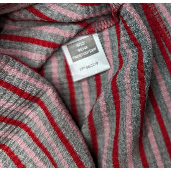 Girls Red Striped Long Sleeve T-shirt Top Shirt by Sovereign Code - Picture 5 of 6